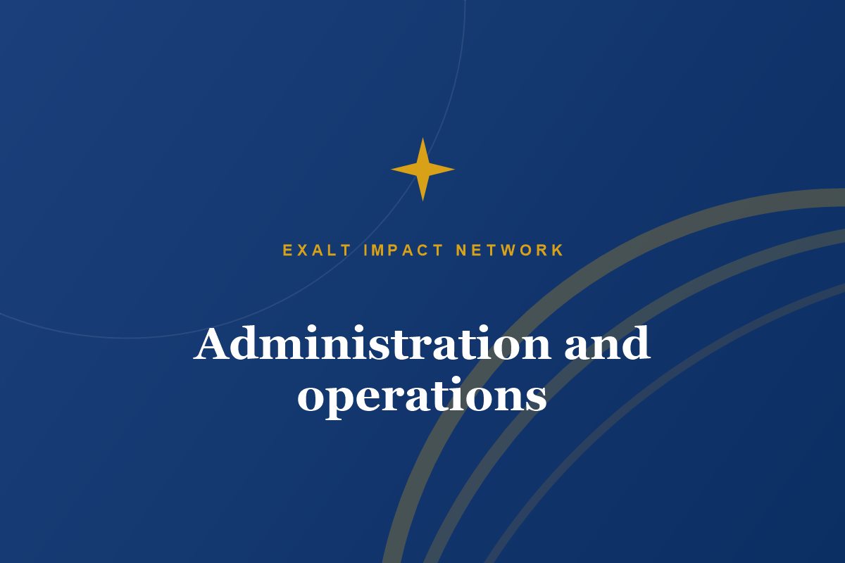 Administration and operations