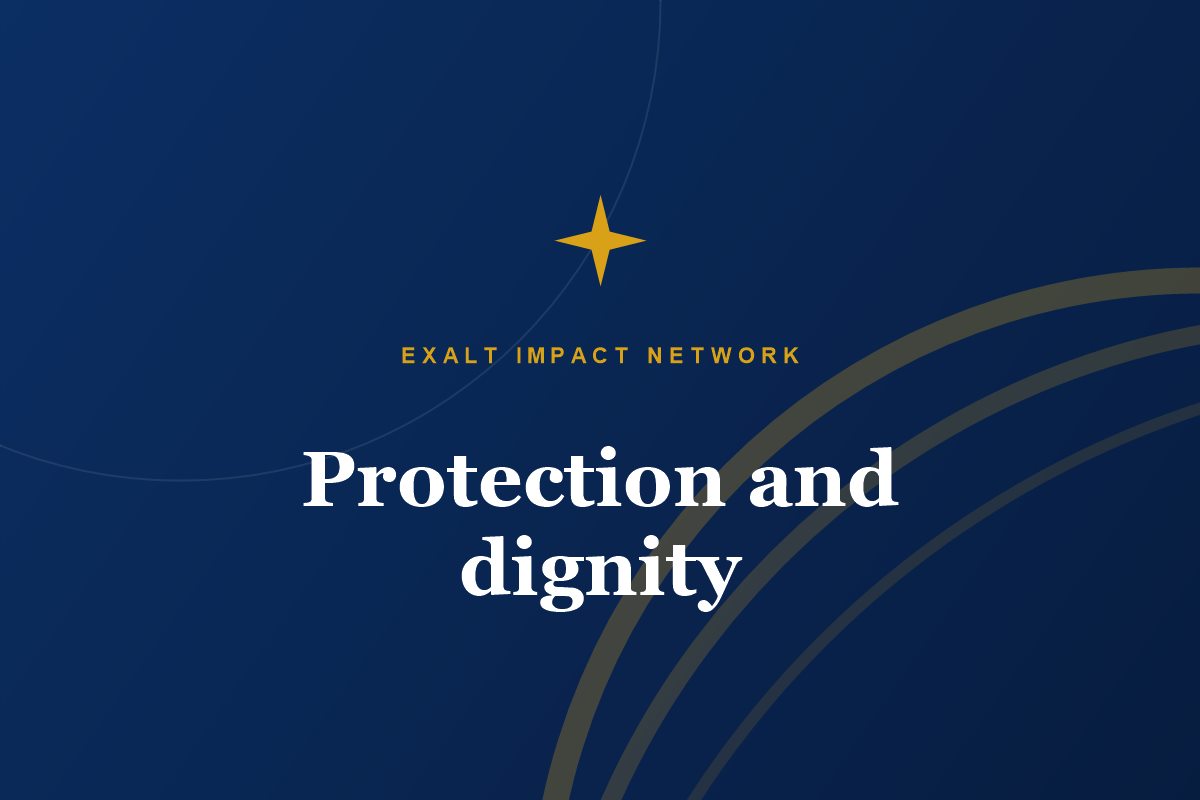 Protection, inclusion and human dignity